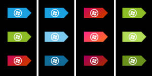 Small taskbar Metro orbs by jeremebp