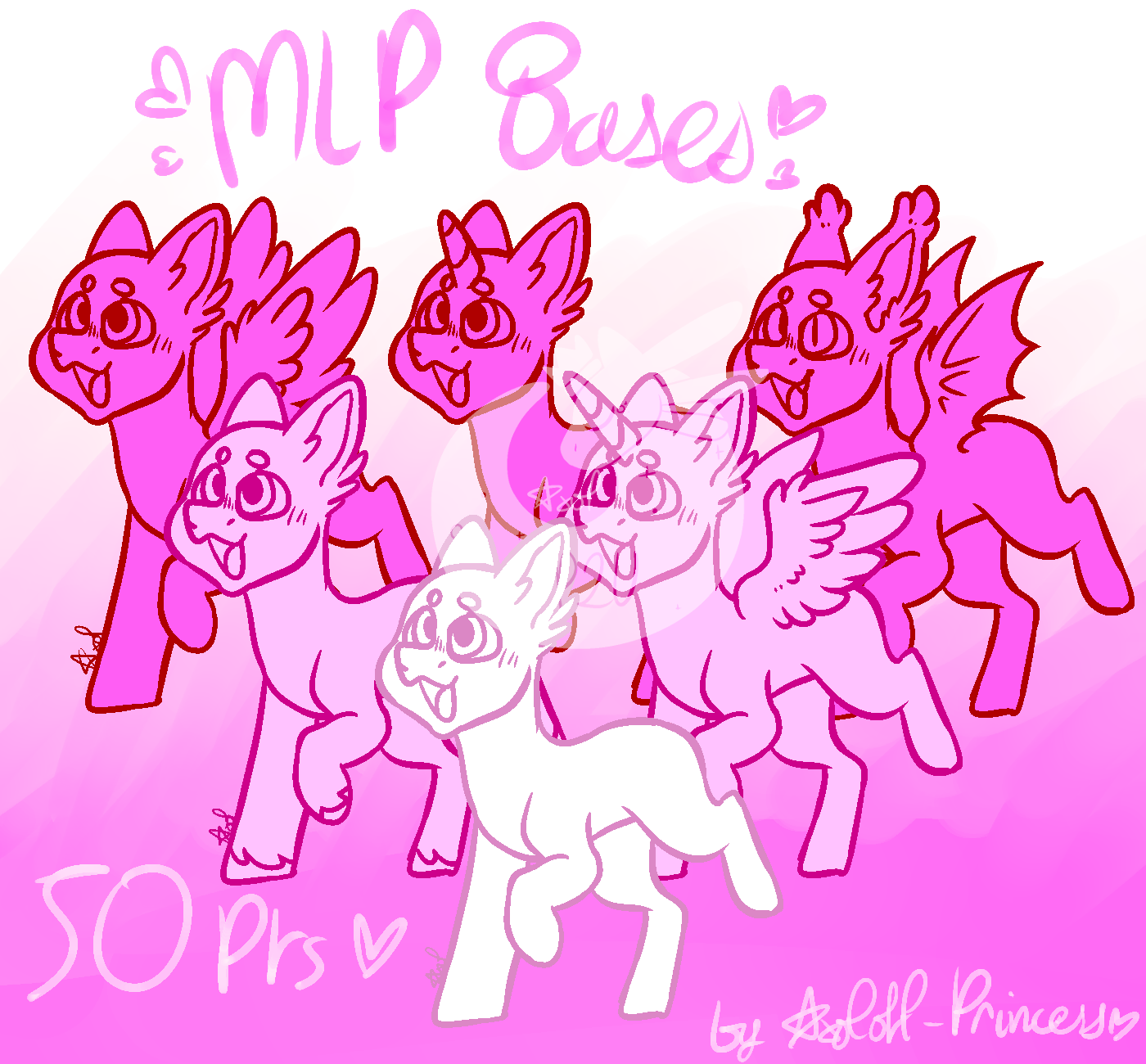 P2U - 50 POINTS - Small Pony Bases by PURPURC4T on DeviantArt