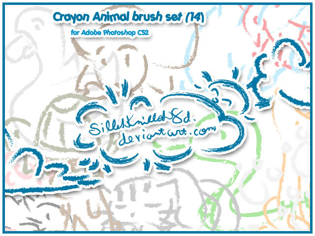 Crayon Animals by SillehKnilleh8D on DeviantArt