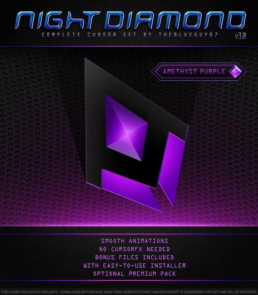 Night Diamond v3.0 | Amethyst Purple by BIueGuy on DeviantArt