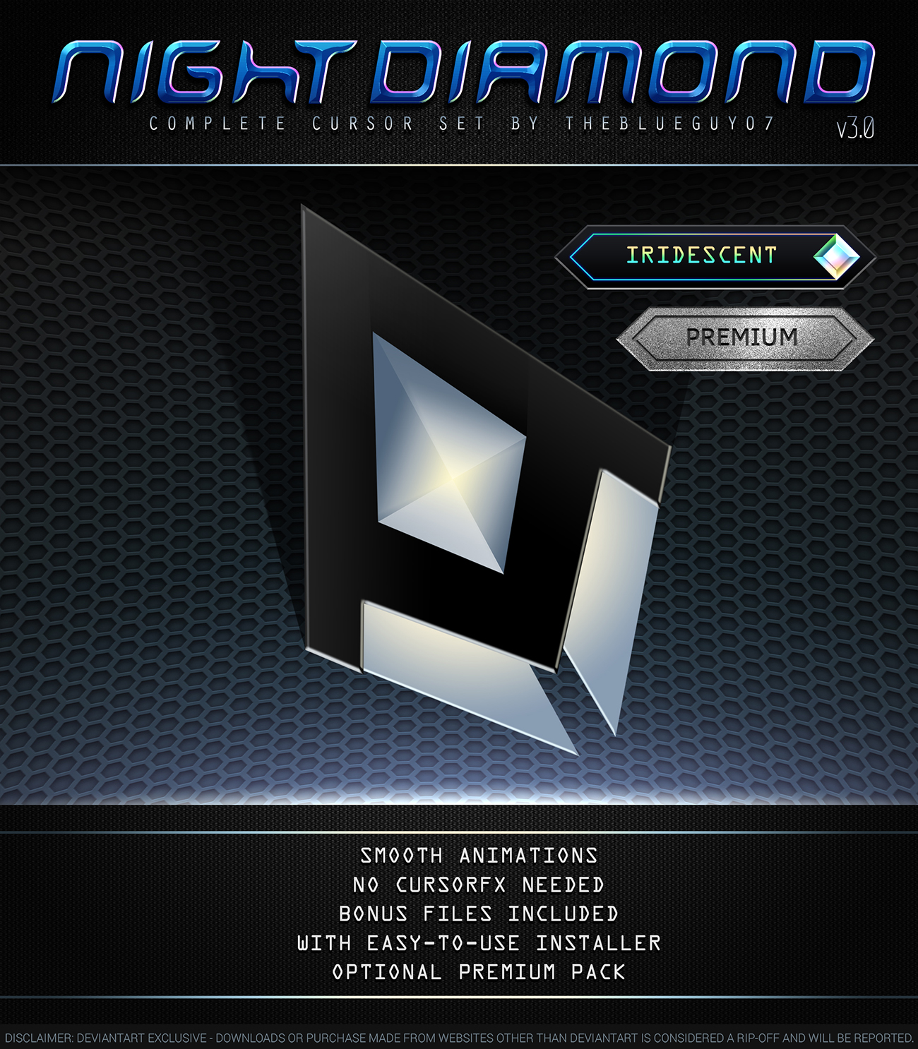Night Diamond v3.0 | Opal White (Iridescent) by BlooGuy