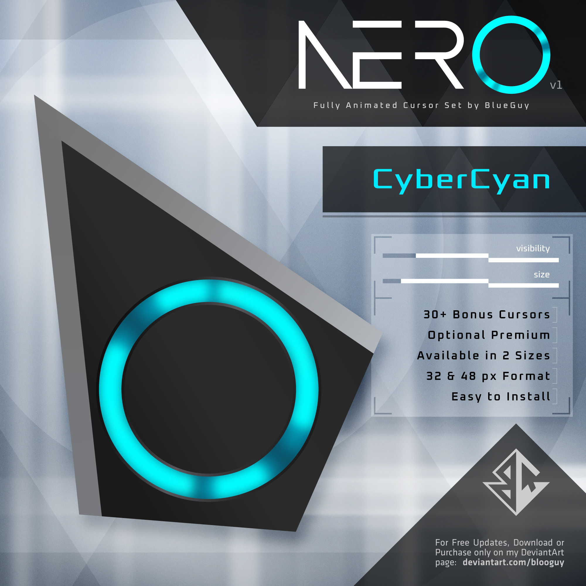 Nero v1 - CyberCyan by BIueGuy on DeviantArt