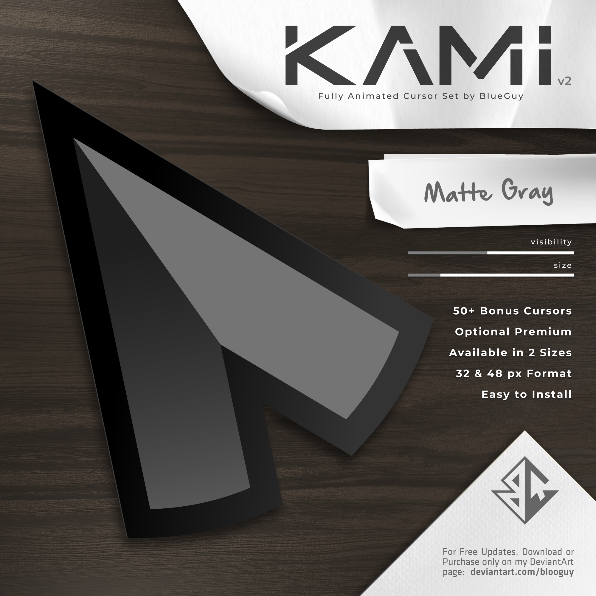 Kami v2 - Matte Gray by BIueGuy on DeviantArt