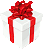 Box of presents: empty Icon (animation)