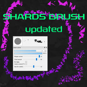 Free Shards brush for FireAlpaca/Medibang