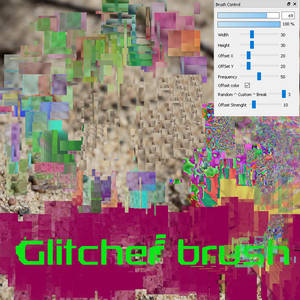 Free Glitch brush for Firealpaca/Medibang