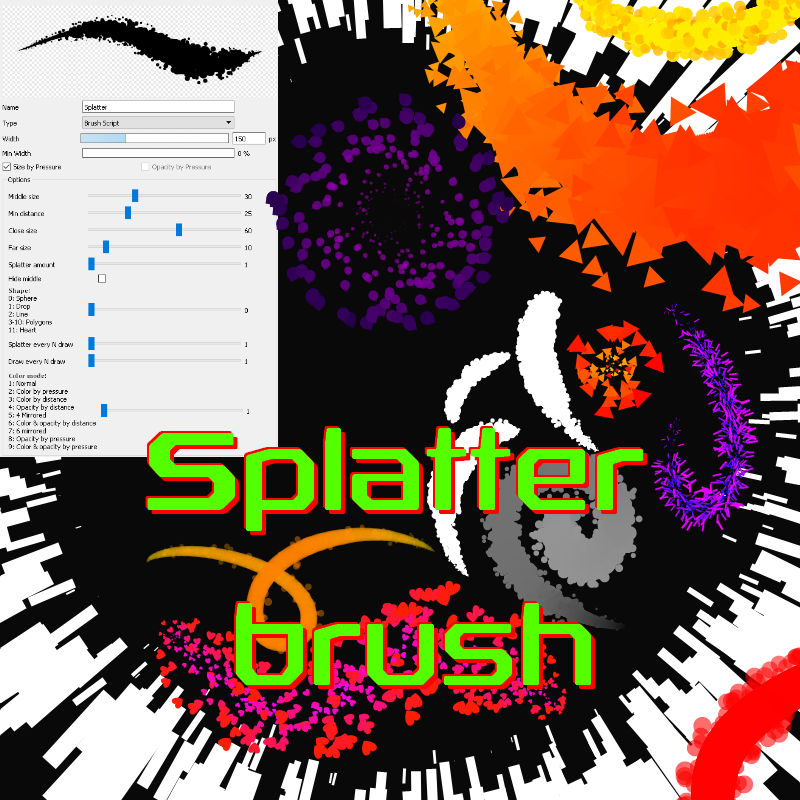 Free Splatter brush for FireAlpaca/Medibang by Nuubles on DeviantArt