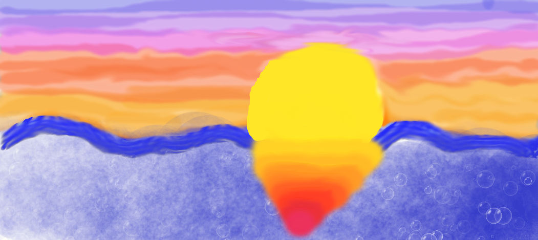 Ocean Sunset by kewlkeyboards on DeviantArt
