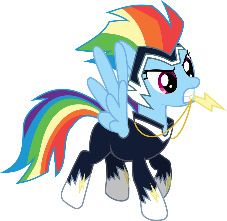 Power Pony: Rainbow Dash (Zapp) by dasprid on DeviantArt