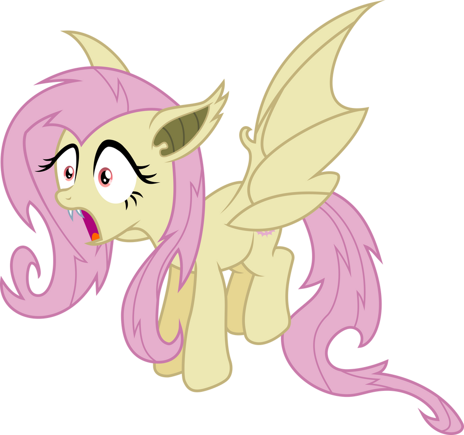 Flutterbat admiring her reflection by dasprid on DeviantArt