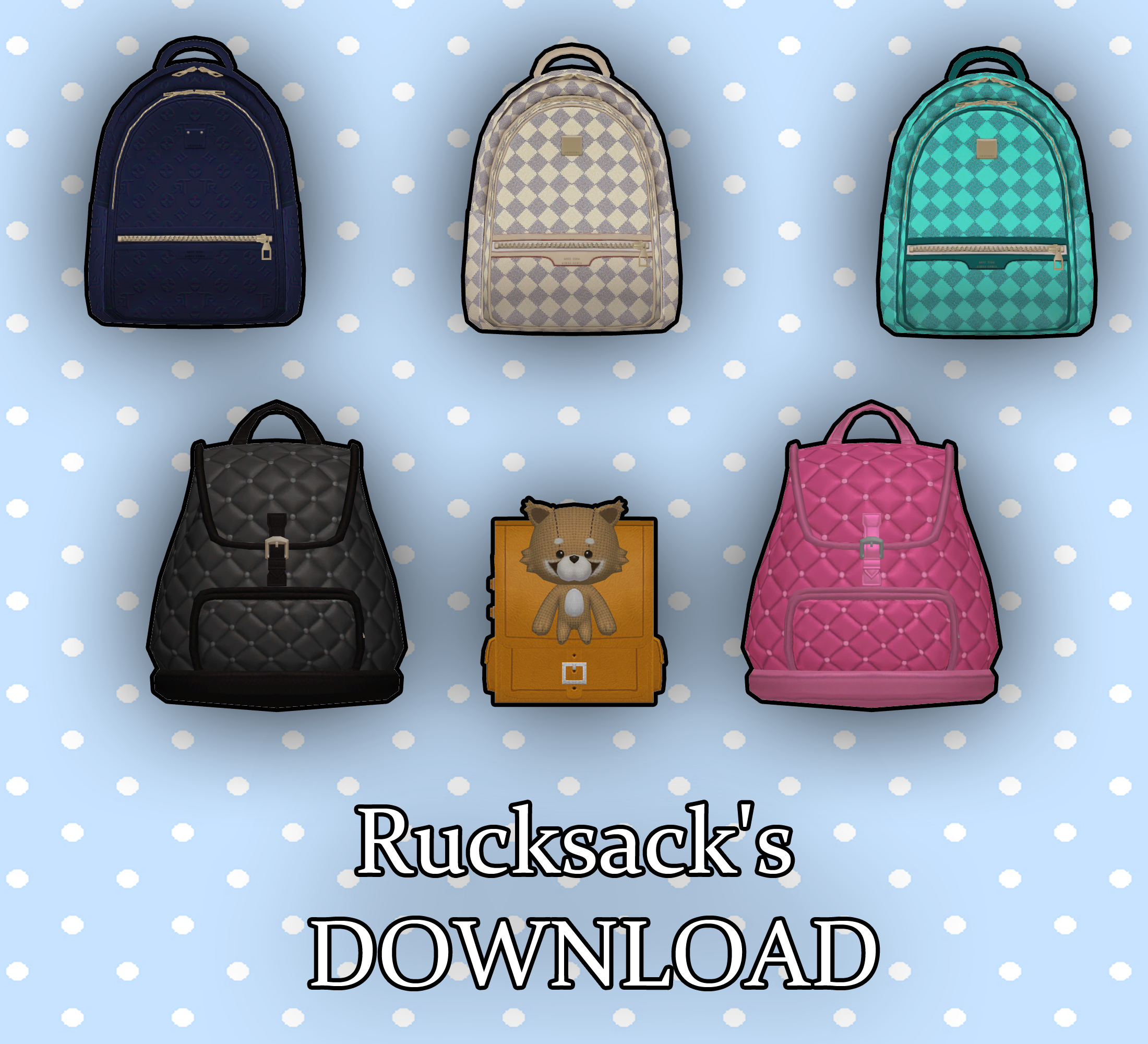 [MMD] Rucksack's DL