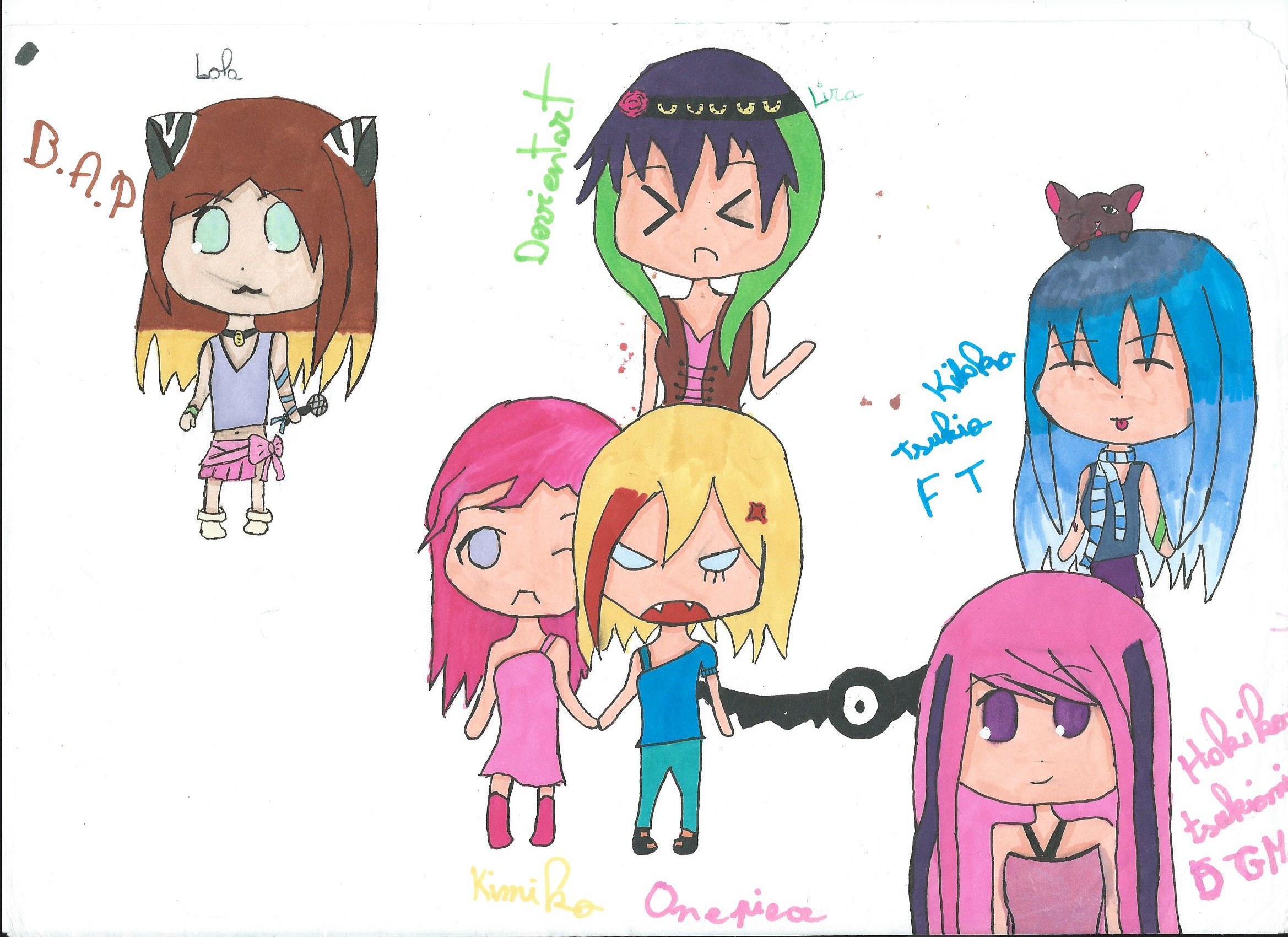 Mes OC's by hakikotsukiomi on DeviantArt