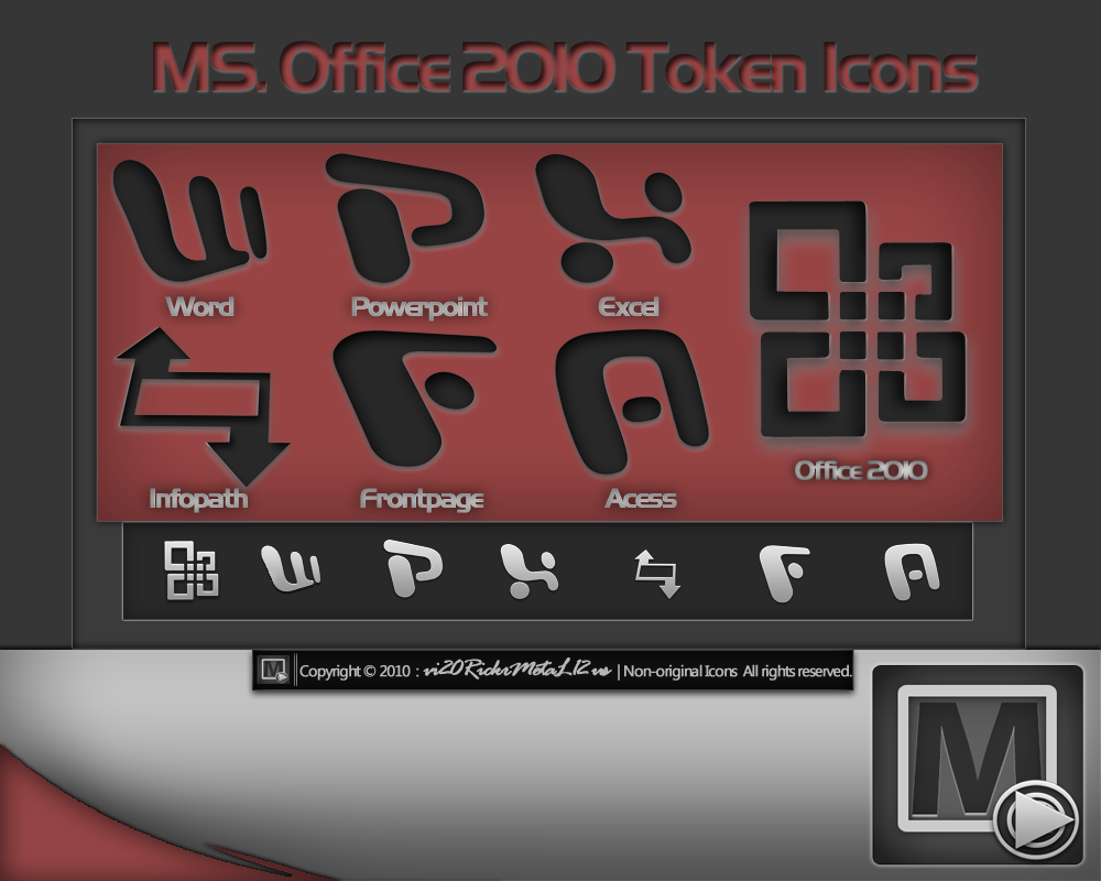 Ms. Office 2oo8 Token Icons