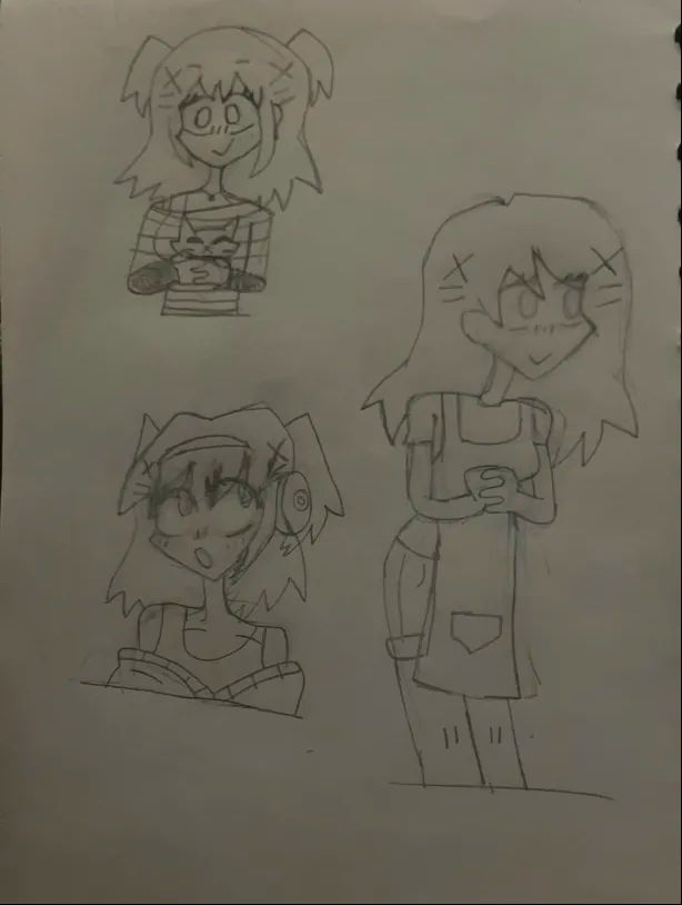 Lacey doodles I drew last night by lolpooppeeee on DeviantArt