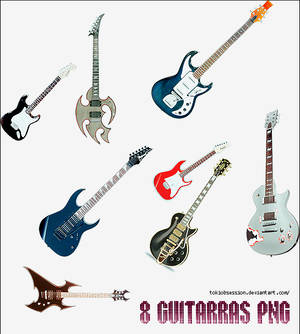 8 Guitarras PNG
