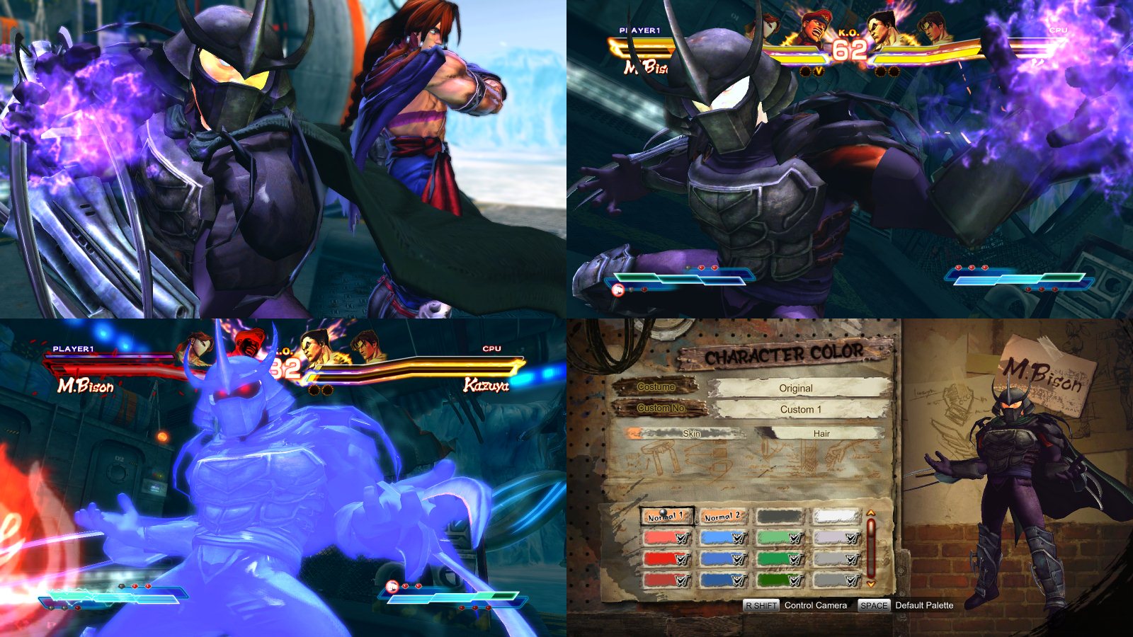 M.Bison as Shredder