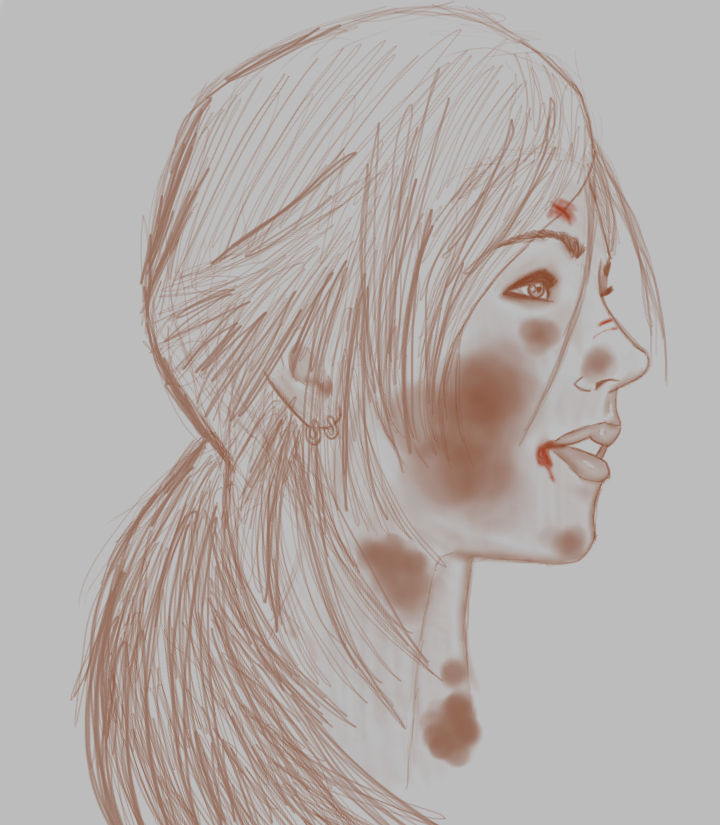 Lara Croft Sketch by EquineBiohazard on DeviantArt