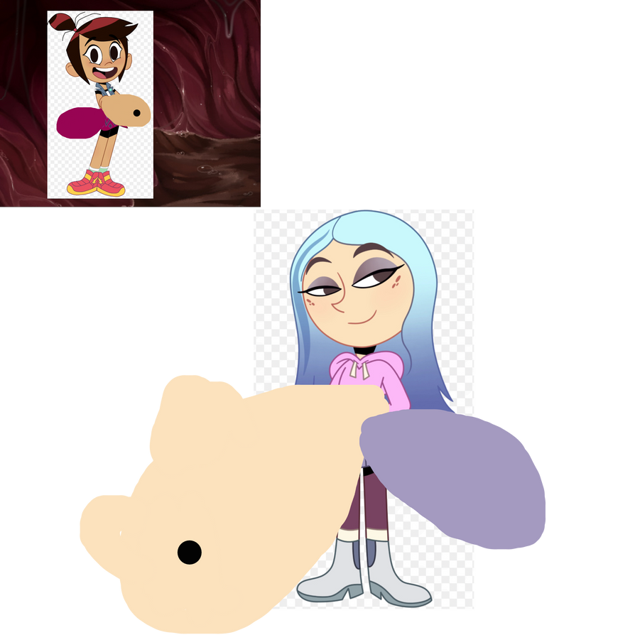 Andrea Davenport ate fat Molly McGee vore by inodominusrex on DeviantArt