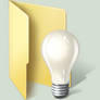 lightbulb windows 7 folder