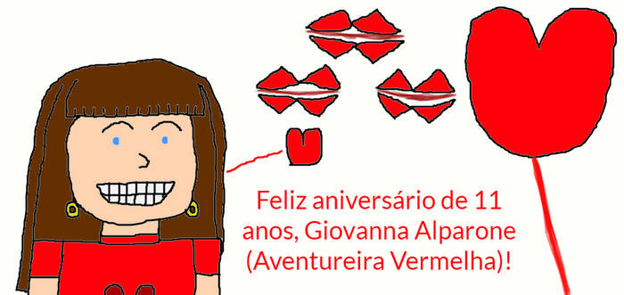 tênis da aventureira vermelha