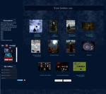 Grungy Blue Gallery by ArtressDesigns