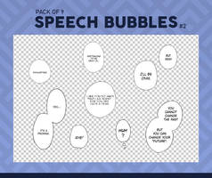 SPEECH BUBBLES Pngs