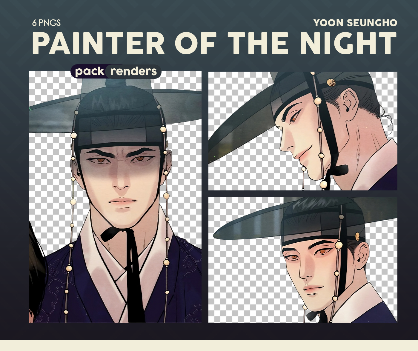 Painter of the Night Renders Pack 4 by coolcatsong on