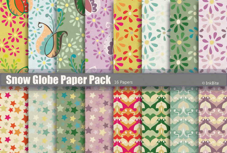 Snow Globe Paper Pack