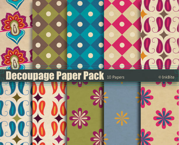 Decoupage Paper Pack by nagapree on DeviantArt