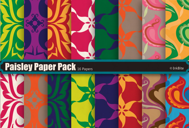 Paisley Paper Pack