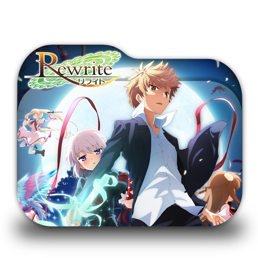 Rewrite 2nd Season Moon And Terra Folder Icon By Tatas18 On Deviantart