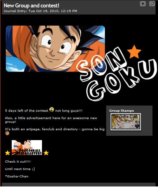 Son Goku CSS by Gosha-Chan on DeviantArt