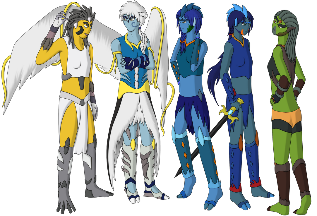 Genderbend Lords of Nature by amaterasu234 on DeviantArt