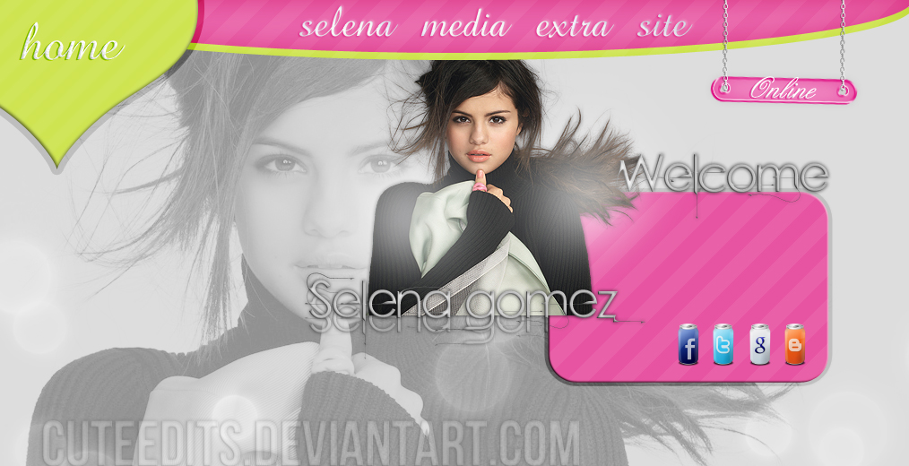 Selena Gomez Header by CuteEdits on DeviantArt