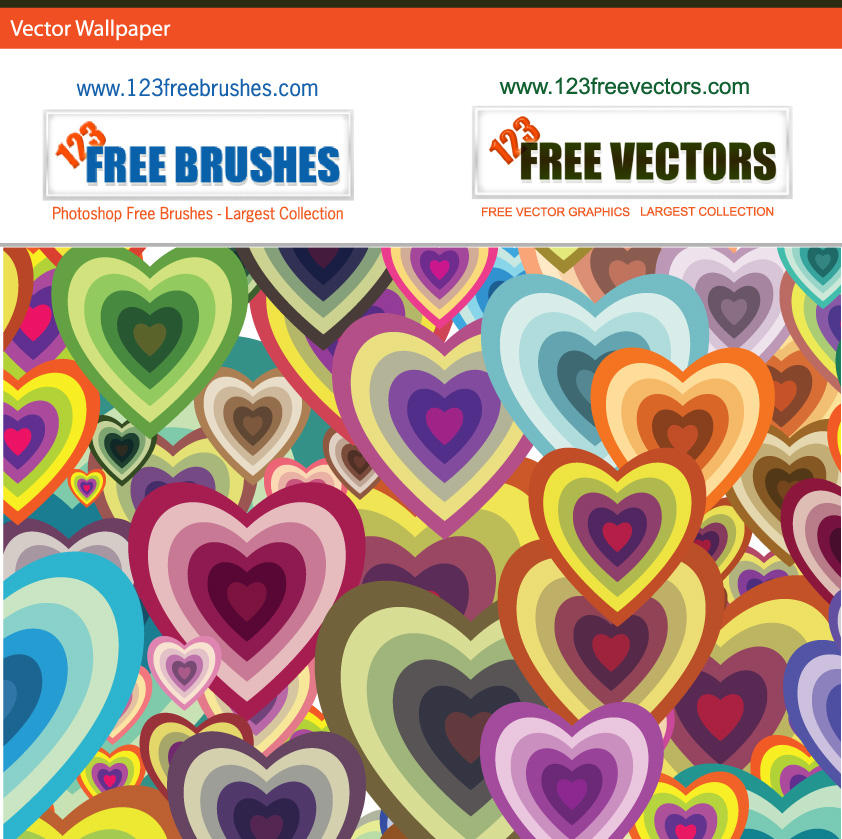 Vector Heart Wallpaper By 123freevectors On Deviantart