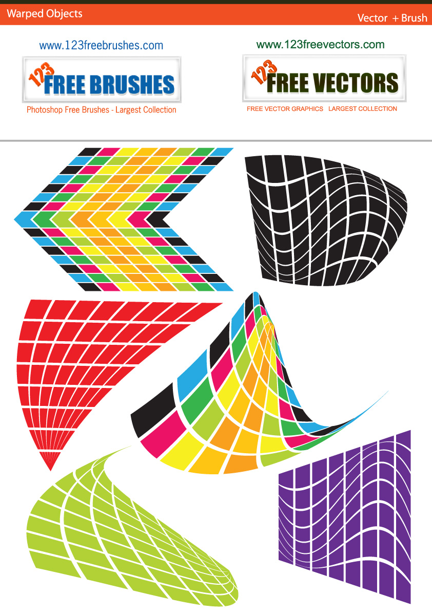 Warped Objects Brush by 123freevectors on DeviantArt
