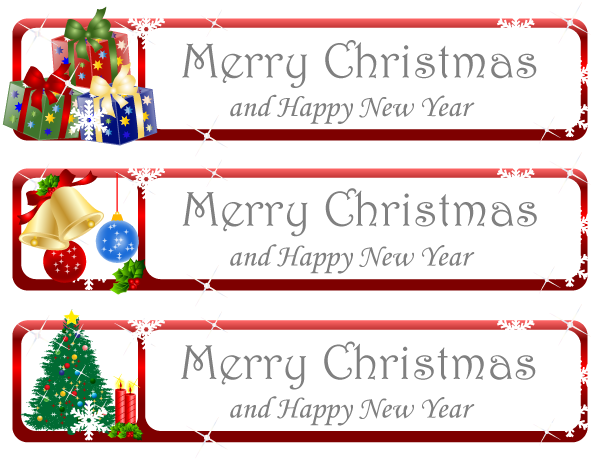 Christmas Greeting Banner Vector by 123freevectors