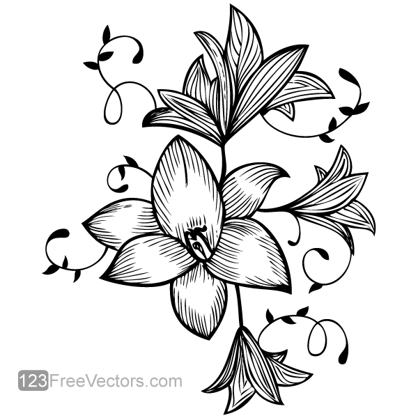 Flower Vector Graphic