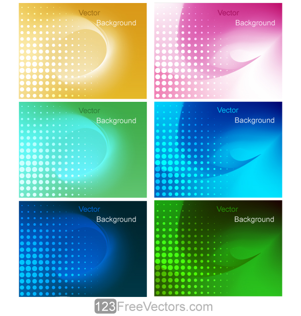 Colorful Gradient Mesh Background Design