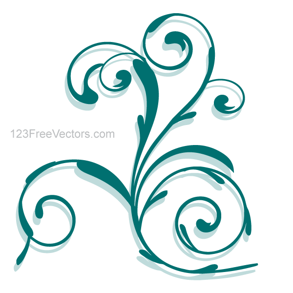 Vector Floral Ornamental Design by 123freevectors on DeviantArt