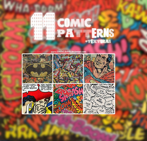 Comic Patterns + Texturas