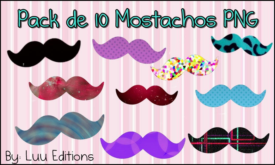 Mostachos PNG- Pack by LuuEditions-sg on DeviantArt