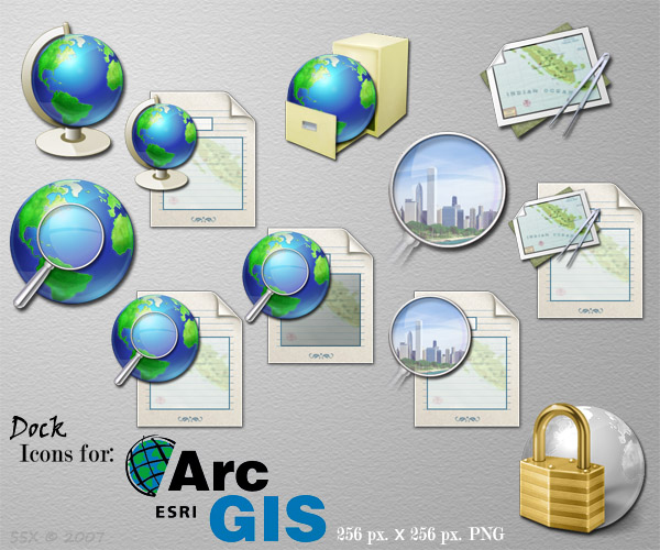 ArcGIS Dock Icons