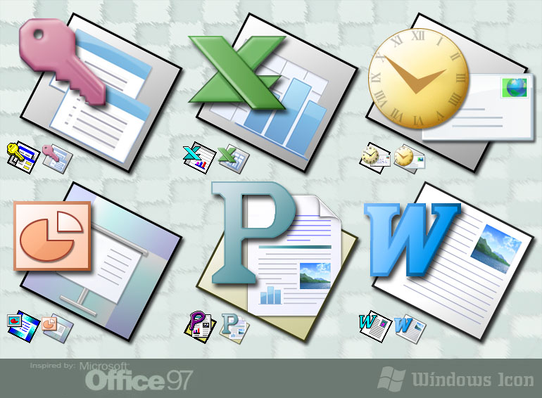 Office Fun Like '97 - Icons by ssx on DeviantArt