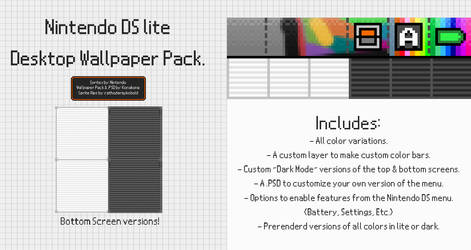 Nintendo DS Desktop Wallpaper Pack! (2560 x 1440)