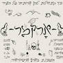Groovy cursive Hebrew font