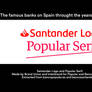 Popular Serif and SantanderLogo