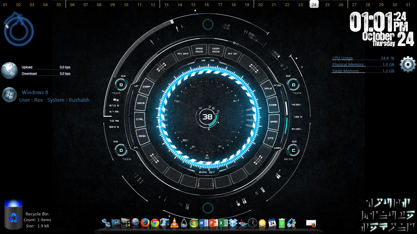 My Style Rainmeter Skin