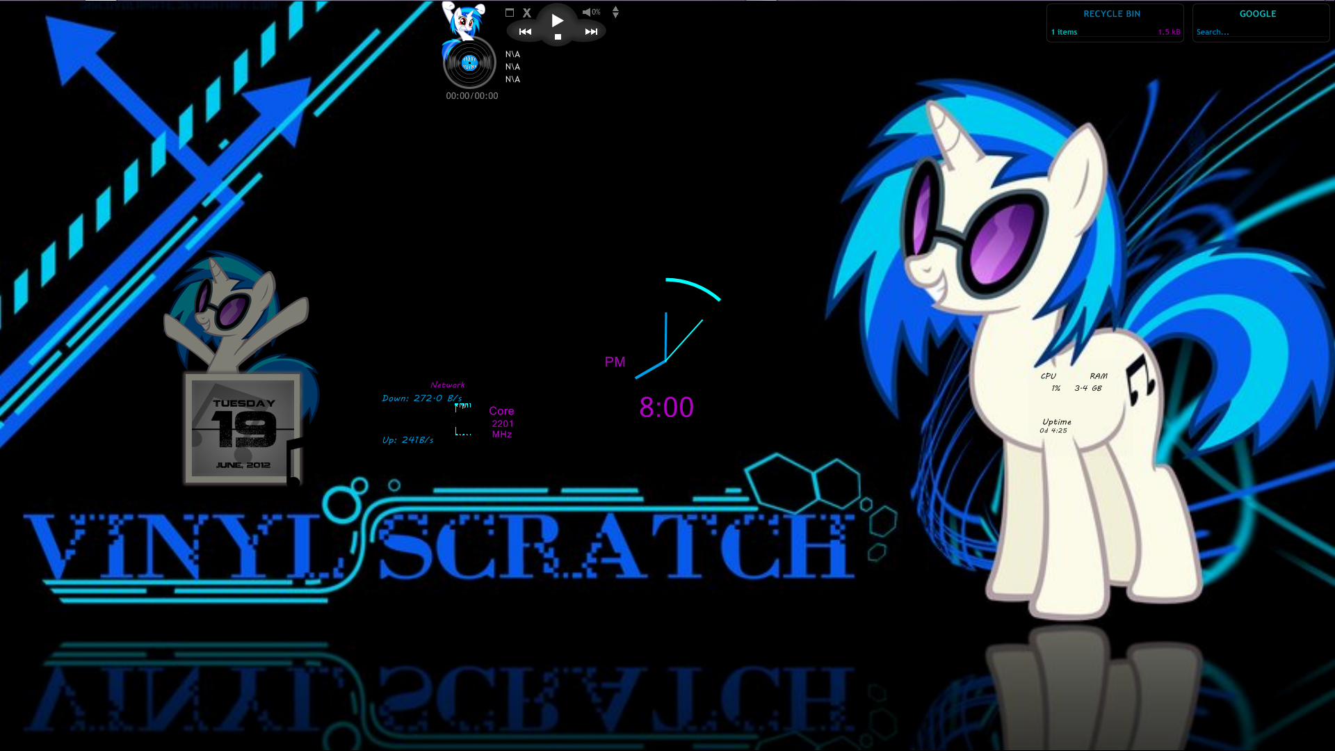 Vinyl Scratch Rainmeter