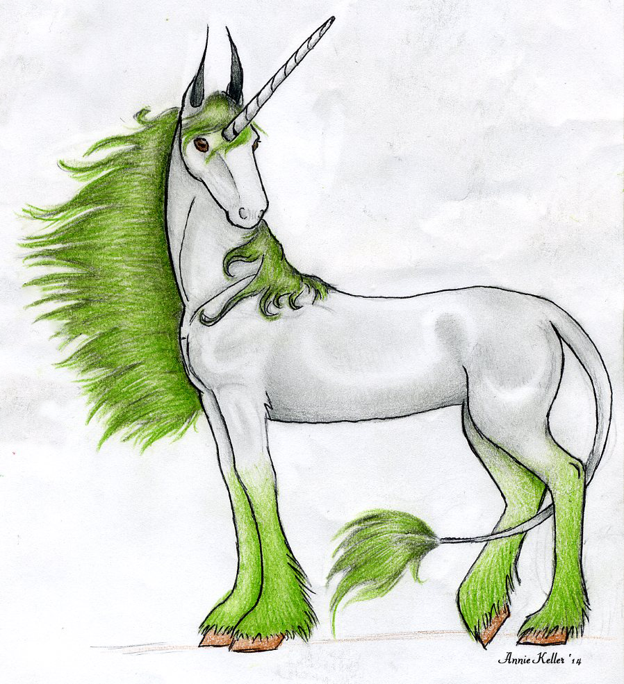 Green Unicorn by anniehorselover on DeviantArt
